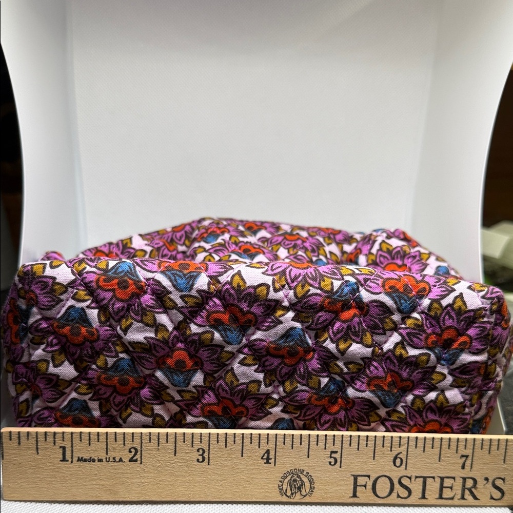 Vera Bradley Bag Cross Body Small Scaevola Fan Flower Patterned - Picture 10 of 11